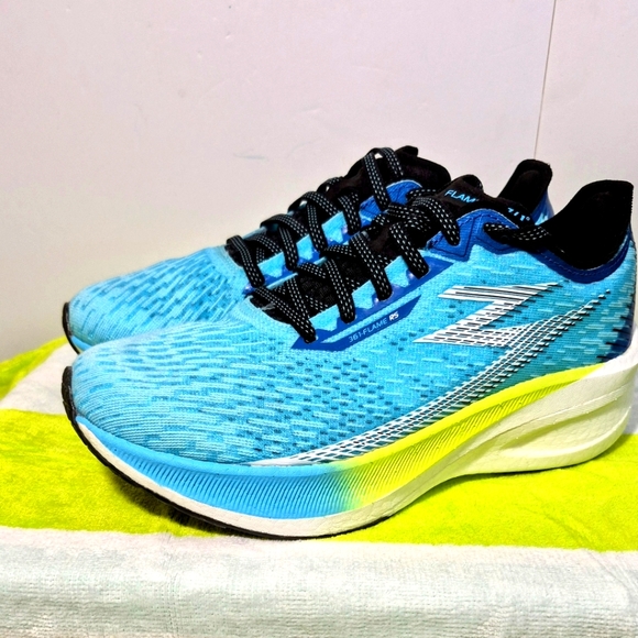 361 Degrees Shoes - 361 Degree Womens Flame RS Y2276-9868 Blue Running Shoes Sneakers Size 6.5